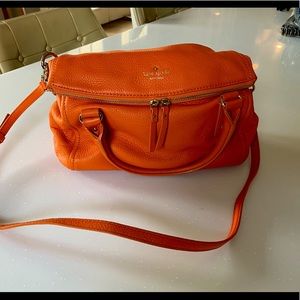 Brand New Kate Spade Leather Orange Purse
